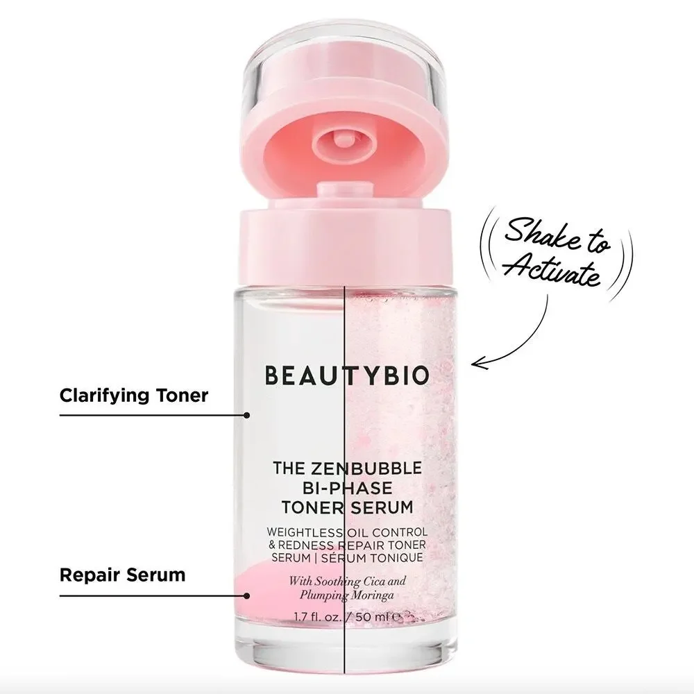 $49 New Beautybio ZenBubble Bi-Phase Toner Serum